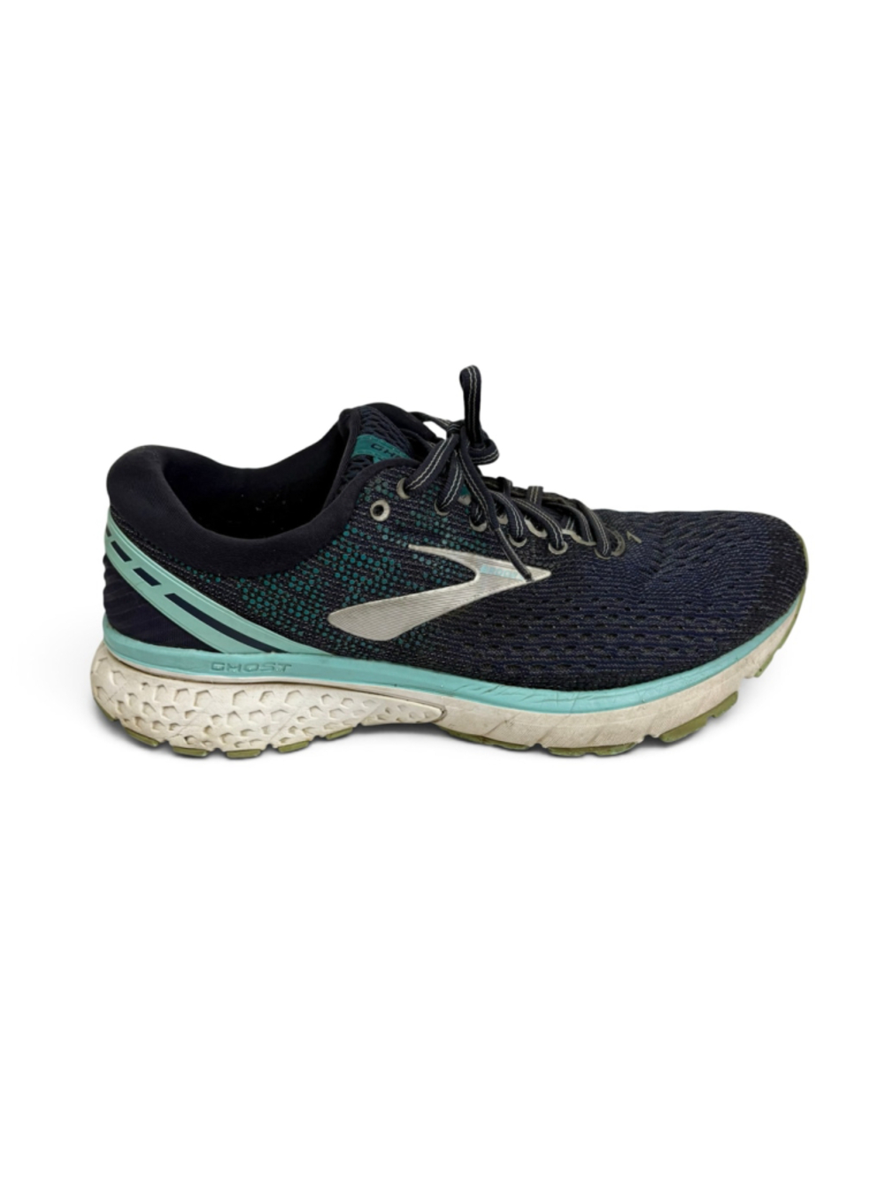 Brooks Ghost 11 Women’s Running Shoes Size 8.5 Navy Blue Teal